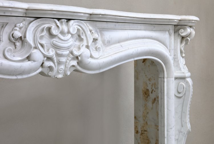 alte französischer marmor kamin