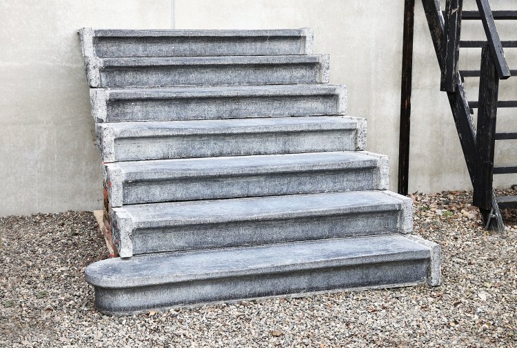 alte belgischer blaustein treppe