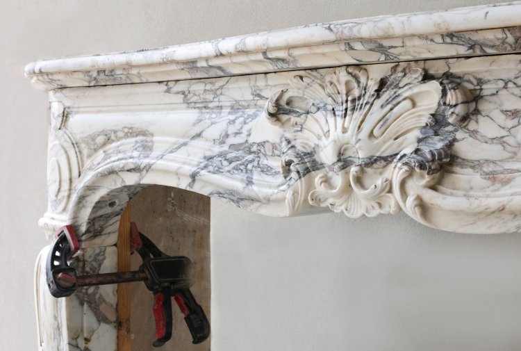 Louis XV marmor kamin