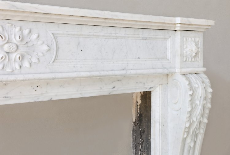 Louis XVI stil kaminmaske