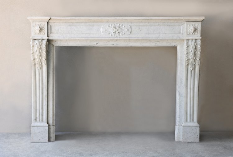 antiker marmor kamin