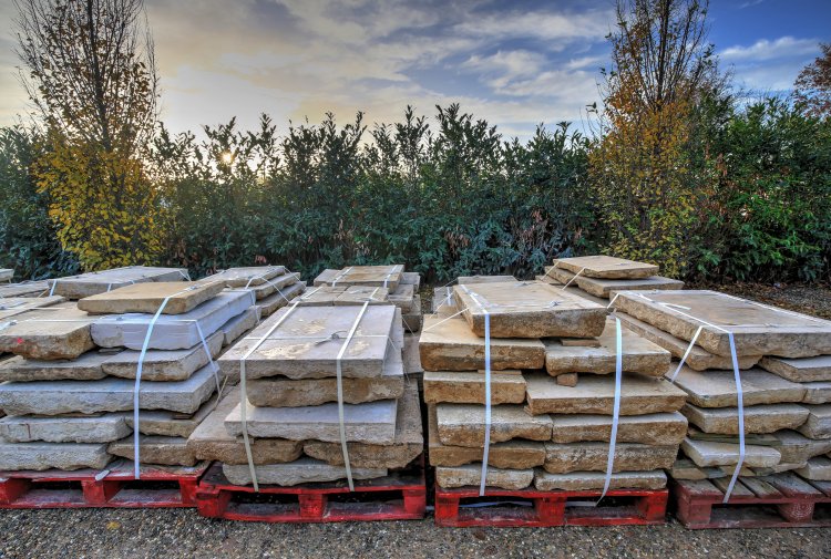 alte französischer naturstein platten 