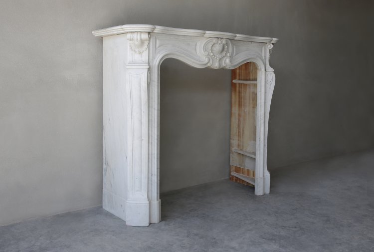 alte carrara marmor kamin