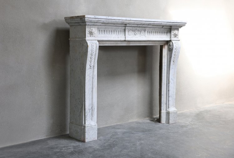 Louis XVI stil kaminmaske