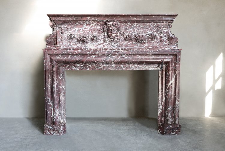 fleur de peche marmor kamin