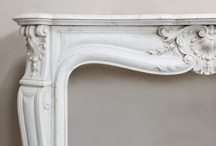 carrara marmor kamin