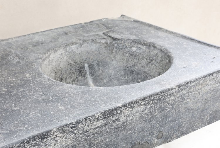 spüle von belgischer blaustein 