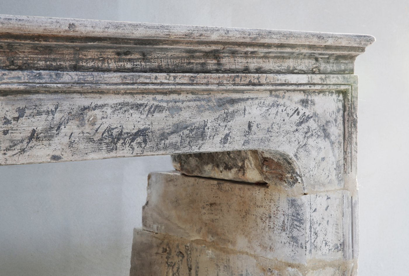 Antike Kalkstein kamin | De Opkamer | Antike Böden und Kamine