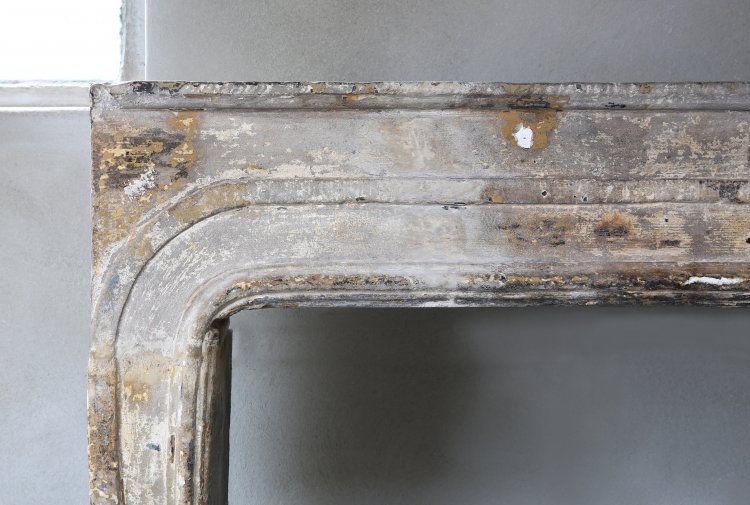 Louis XIV Kamin aus französischem Kalkstein