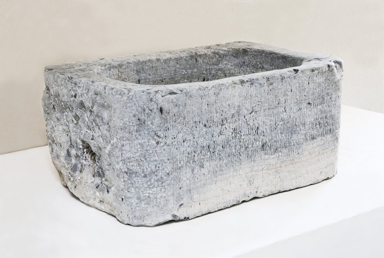 spüle von belgischer blaustein