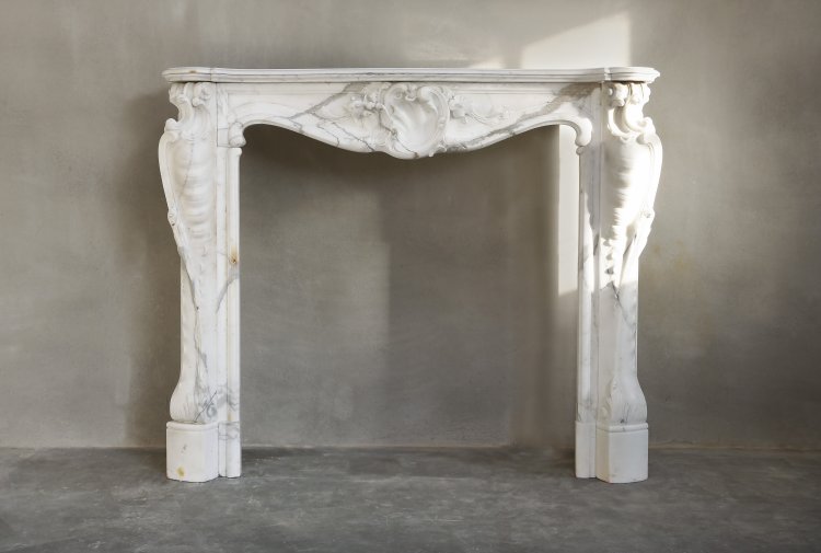 antike marmor kamin
