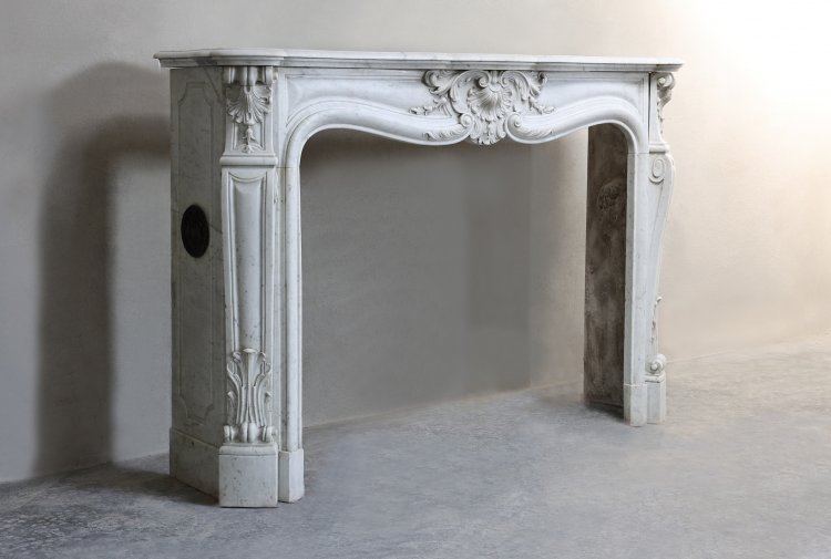 Louis XV stil kaminmaske